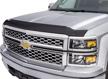 avs aeroskin ii hood protector for chevy silverado 1500: low profile textured black, flush mount, perfect fit logo