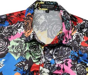 img 2 attached to Luxury Fashion Printed Nightclub 5X Large Men's Clothing