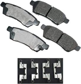 img 1 attached to Akebono ACT1100 Proact Ultra Premium Ceramic Disc Brake Pad kit with GREY color option