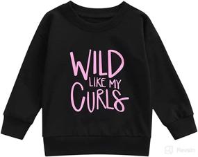 img 4 attached to Toddler Crewneck Sweatshirt Oversized Pullover Apparel & Accessories Baby Boys : Clothing