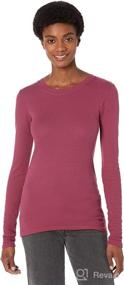 img 1 attached to LAmade Women's Thermal Long Sleeve Tee