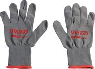 🧤 upgrade your vinyl wrapping experience with vvivid grey professional applicator gloves (2 glove pack): anti-static & highly efficient logo