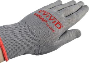 img 3 attached to 🧤 Upgrade Your Vinyl Wrapping Experience with VViViD Grey Professional Applicator Gloves (2 Glove Pack): Anti-Static & Highly Efficient