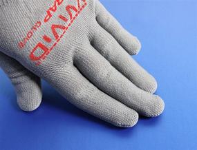 img 2 attached to 🧤 Upgrade Your Vinyl Wrapping Experience with VViViD Grey Professional Applicator Gloves (2 Glove Pack): Anti-Static & Highly Efficient