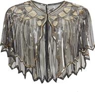 babeyond sequin beaded evening flapper women's accessories via scarves & wraps логотип