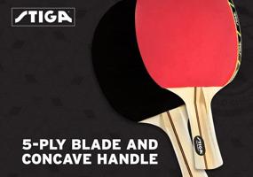 img 1 attached to Enhance Your Ping Pong Game With STIGA Performance 2 Player Set - 2 Rackets And 3-Star Orange Balls Included