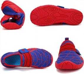 img 3 attached to Легкие пляжные кроссовки Aqua для мальчиков и девочек - CIOR Kids Toddler Water Shoes (Toddler/Little Kid/Big Kid)
