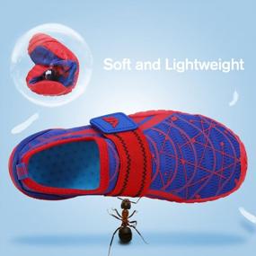 img 1 attached to Легкие пляжные кроссовки Aqua для мальчиков и девочек - CIOR Kids Toddler Water Shoes (Toddler/Little Kid/Big Kid)