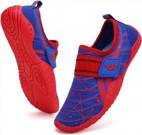 img 4 attached to Lightweight Aqua Beach Sneakers For Boys And Girls - CIOR Kids Toddler Water Shoes (Toddler/Little Kid/Big Kid)