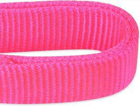 img 3 attached to Hyhug Pets Heavy Duty Nylon Leash With Soft Neoprene Padded Handle - Adjustable 6Ft Lead For Medium, Large, And Giant Dogs - Ideal For Training And Daily Use - Hot Pink (Large)