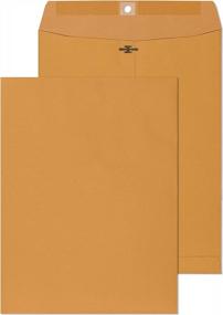 img 4 attached to Premium 9X12 Brown Kraft Clasp Envelopes - 30 Pack For Business & School Use