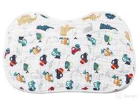 img 3 attached to Burping Organic Absorbent Newborns ShoppeWatch Feeding : Bibs & Burp Cloths