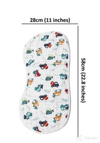 img 2 attached to Burping Organic Absorbent Newborns ShoppeWatch Feeding : Bibs & Burp Cloths