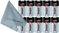 🔋 pack of 10 energizer 4lr44 6v batteries logo