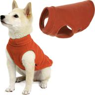 🐶 cozy and stylish gooby stretch fleece vest dog sweater - pumpkin - medium size - perfect winter dog clothes for small and large dogs - warm, pullover fleece jacket - ideal for boys and girls логотип