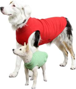 img 1 attached to 🐶 Cozy and Stylish Gooby Stretch Fleece Vest Dog Sweater - Pumpkin - Medium Size - Perfect Winter Dog Clothes for Small and Large Dogs - Warm, Pullover Fleece Jacket - Ideal for Boys and Girls