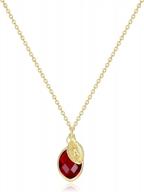 dazzle with the me&hz birthstone necklace: a chic and personalized gift idea for women and girls logo