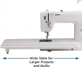 img 3 attached to 🧵 High-Speed Sewing and Quilting Machine Brother PQ1500SL, Up to 1,500 Stitches Per Minute, Wide Table, 7 Included Feet