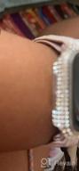 img 1 attached to Sparkling Silver Surace Apple Watch Case 40mm - Series 6/5/4/3/2/1 Bling Cover with 200+ Crystal Diamonds for 38mm-44mm Sizes review by Nick Singh
