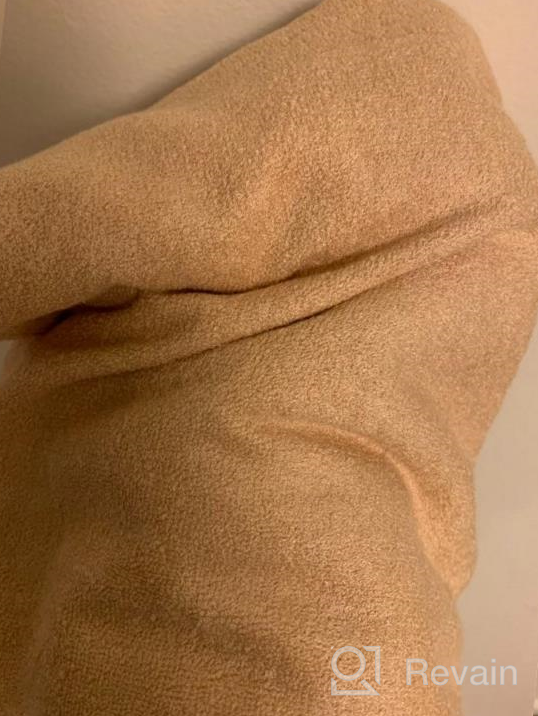 img 1 attached to Indulge In Luxury With CC CAIHONG'S Natural Bamboo Bath Towel Set - Ultra Soft, Absorbent, And Silky (4 Pack, 27 X 55 Inch, Camel) review by Jeremy Flint