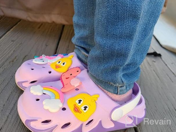 img 1 attached to 👦 KUBUA Children's Slip-On Water Shoes - Garden Clogs for Boys and Girls review by David Jenkins