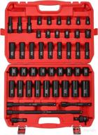 🔧 kboisha 1/2" drive master impact socket set - 47-piece metric 8mm - 30mm standard/deep socket set with universal joint & impact extensions, 6 point cr-mo steel sockets: achieve versatile and powerful applications логотип