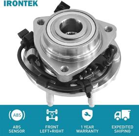 img 3 attached to Front Wheel Bearing Hub Assembly for Isuzu Ascender, Buick Rainier, Chevy Trailblazer (EXT), Chevy SSR, GMC Envoy, SAAB 9-7X - IRONTEK 513188 (1 PCS)