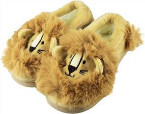 img 4 attached to Warm Plush Rocket Slippers For Little/Big Kids With Memory Foam Sole - Ideal For Indoor And Outdoor Use By Tirzrro