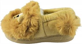 img 3 attached to Warm Plush Rocket Slippers For Little/Big Kids With Memory Foam Sole - Ideal For Indoor And Outdoor Use By Tirzrro