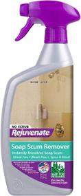 img 4 attached to Rejuvenate Scrub-Free Soap Scum Remover: Effective Shower Glass Door Cleaner for Ceramic Tile, Chrome, Plastic, and More - 24oz