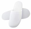 unisex terry spa slippers - appearus closed toe hotel quality for women & men, one size fits all, white (1 pair) logo