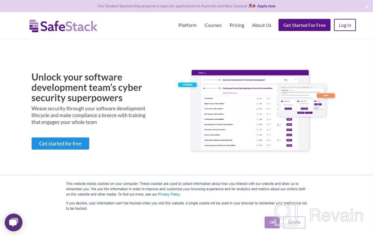 img 1 attached to SafeStack Academy review by Brett Islam