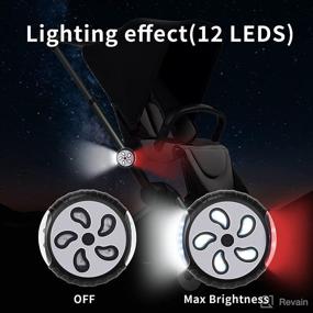 img 1 attached to 🚼 Vagocom Stroller Lights (2 Pack), Enhance Visibility for Nighttime Walking with Strollers, Including Fastener, Compatible with All Stroller Models, Essential Stroller Accessories