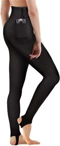 img 4 attached to CtriLady 2Mm Neoprene Women'S Wetsuit Leggings With Pocket - Perfect For Snorkeling, Swimming, Surfing, Canoeing, And Diving
