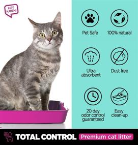 img 1 attached to 🐱 Hey Karen! Premium Cat Litter 11lb: Total Odor Control, 20 Day Odor Control Guarantee, Pet Safe, Ultra Absorbent