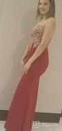картинка 1 прикреплена к отзыву Женское вечернее платье BABYONLINE D.R.E.S.S. с золотыми аппликациями из кружева в стиле русалки на длинном юбке - элегантное пышное вечернее платье от Porfirio Newitt