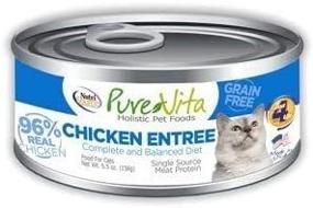 img 1 attached to 🐱 Premium Pure Vita Grain-Free Chicken & Chicken Liver Canned Cat Food 12/5.5oz: A Feline Delight!