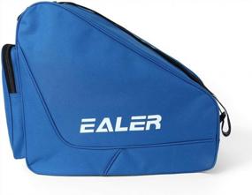 img 3 attached to EALER Heavy-Duty Ice Hockey Skate Carry Bag, Adjustable Shoulder Strap