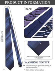 img 1 attached to 👔 Shop WeiShang Classic Woven JACQUARD Neckties and More Men's Accessories at Ties, Cummerbunds & Pocket Squares