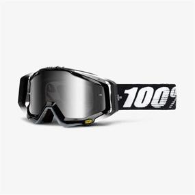 img 4 attached to ⛷️ Racecraft RC Abyss Black Mirror Lens Silver Goggle - Unisex Adult, One Size (50110-001-02)