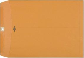 img 1 attached to Clasp Envelopes - 10X13 Inch Brown Kraft Catalog Envelopes With Clasp Closure & Gummed Seal – 28Lb Heavyweight Paper Envelopes For Home, Office, Business, Legal Or School 15 Pack 10X13, Brown Kraft