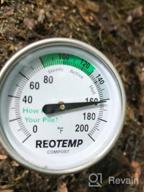 img 1 attached to Reotemp 16 Inch Fahrenheit Backyard Compost Thermometer With Digital Composting Guide review by James Kapihe