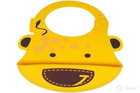 img 1 attached to Premium Silicone Baby Bibs: Adjustable Size, BPA 👶 & Phthalate Free for Babies & Toddlers - 6 Months+