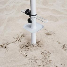 img 1 attached to Secure Your Shade With AMMSUN Beach Umbrella Sand Anchor – Metal Heavy Duty Base For Sun Protection And Strong Winds