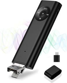 img 4 attached to 64GB USB Voice Recorder - 1100 Hours Sound Audio Recording, Portable Digital With Noice Reduction, OTG & Back Clip For Lectures/Meetings/Interviews