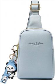 img 4 attached to Aeeque Sling Backpack Chest Bag: Stylish Crossbody Cell Phone Purse For Women!
