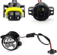 🚗 ijdmtoy (2) led fog lamps conversion adapter wires compatible with 2010-2017 jeep wrangler jk - perfect fit for jw speaker 6045 6145 or truck-lite 80275 логотип