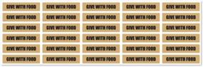 img 3 attached to 300 Count Give With Food Veterinary Label Stickers — 1,63 X 0,38 дюйма для отпускаемых по рецепту лекарств, медицинских карт, папок с файлами — инструкции по лекарственным препаратам, ветеринарные наклейки — коричневый рулон