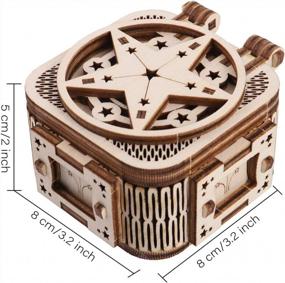 img 3 attached to DIY 3D Wooden Puzzle Music Box: Build And Assemble Your Own Wood Model Kit - Perfect Father'S Day Or Birthday Gift Idea For Adults