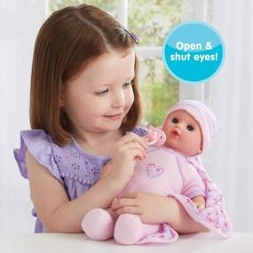 img 1 attached to Детская кукла Kidoozie Pack 'N Play и чехол для переноски - поощряет творческие игры и занятия перед сном для детей в возрасте от 2 лет и старше!